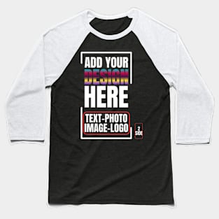 Custom T Shirt for Men Women Add Your Text Front & Back Side Baseball T-Shirt